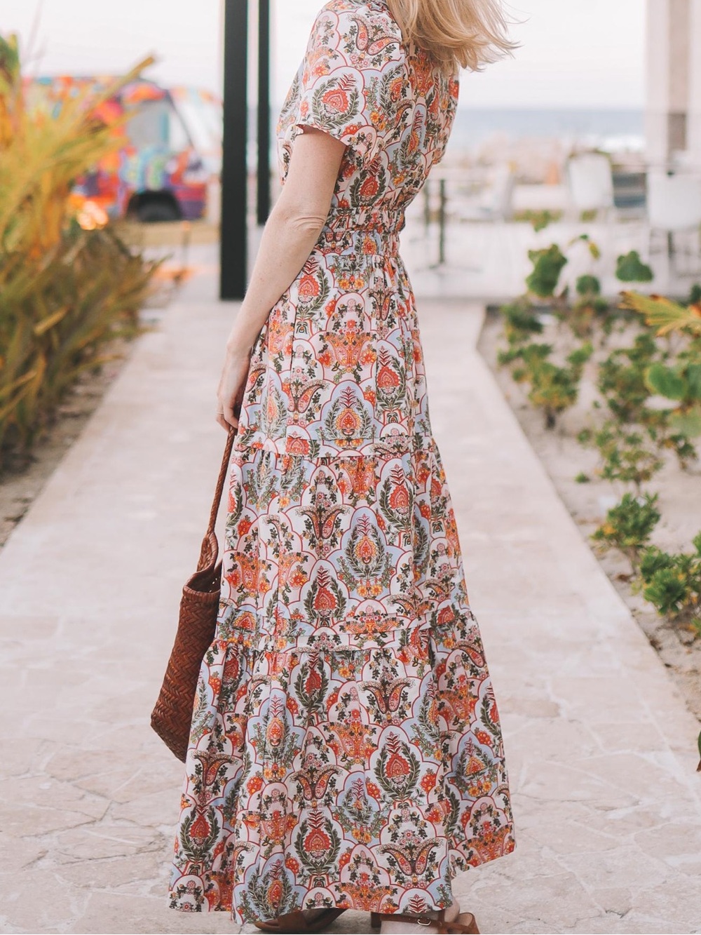 Anthropologie Somerset Floral Maxi Dress, Size XS, EUC - Picture 3 of 3